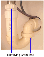Removing Sink Drain Trap